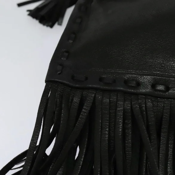 Rare PRADA Black Leather Crossbody Bag - 100% authentic